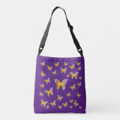 KLEURRIJKE VLINDERS ABSTRACT CROSSBODY TAS (Achterkant)
