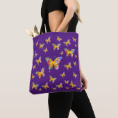 KLEURRIJKE VLINDERS ABSTRACT TOTE BAG (Dichtbij)