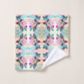 Kleurrijke vlinders - bad handdoek (Wasdoekje)