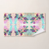 Kleurrijke vlinders - bad handdoek (Handdoek)