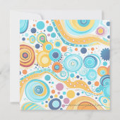 Kleurrijke vlinders | Brunch voor mama Kaart (Achterkant)