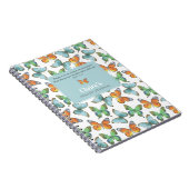 Kleurrijke vlinders Custom Prayer Journal Notitieboek (Rechterzijde)