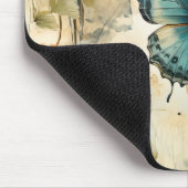 Kleurrijke  Vlinders en Bloemen (11) Muismat (Hoek)