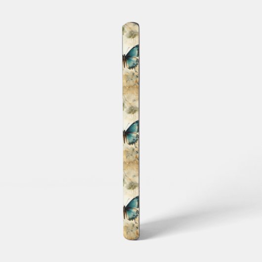 Kleurrijke Vlinders en Bloemen (11) Samsung Galaxy Hoesje (Linkerkant)