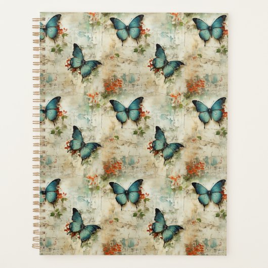 Kleurrijke Vlinders en Bloemen (12) Planner (Voorkant)