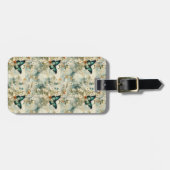 Kleurrijke  Vlinders en Bloemen (6) Bagagelabel (Voorkant horizontaal)