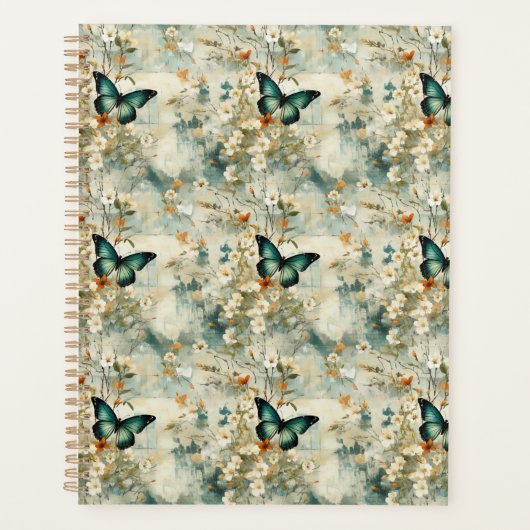Kleurrijke Vlinders en Bloemen (6) Planner (Voorkant)
