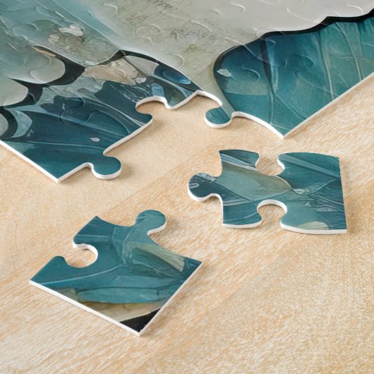 Kleurrijke Vlinders en Bloemen (9) Legpuzzel (Zijkant)