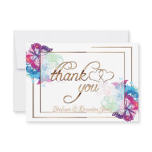 Kleurrijke vlinders en Floral/Gold Trim