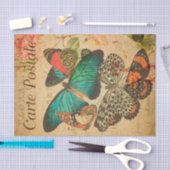 , kleurrijke vlinders en moth French Tissuepapier (Craft)