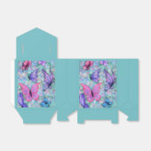 Kleurrijke vlinders Gift Box Bedankdoosjes (Uitgevouwen)