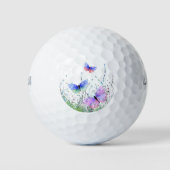 Kleurrijke Vlinders Golfballen (Voorkant)
