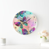 Kleurrijke vlinders - grote klok (Huis)