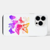 kleurrijke vlinders iPhone hoesje (Achterkant horizontaal)