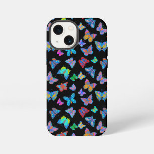 kleurrijke vlinders iPhone 13 mini hoesje