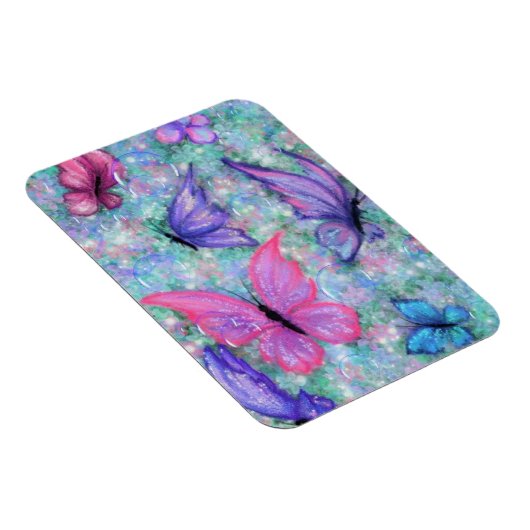 Kleurrijke Vlinders Magneet (Rechterzijde)