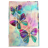 Kleurrijke vlinders - medium cadeauzakje (Voorkant)