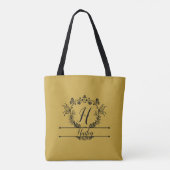 Kleurrijke Vlinders met Eigen Merk Tote Bag (Achterkant)