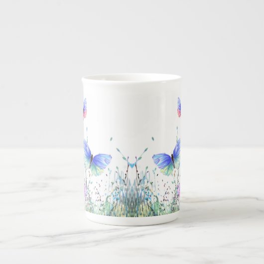 Kleurrijke Vlinders Mok Gift Spring (Voorkant)