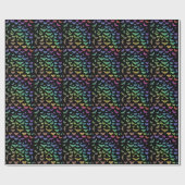  kleurrijke vlinders motten insecten cadeaupapier (Vlak)