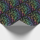  kleurrijke vlinders motten insecten cadeaupapier (Hoek)