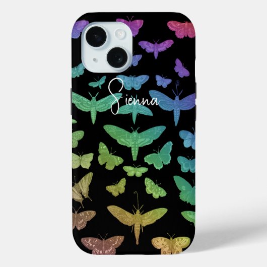  kleurrijke vlinders motten insecten Case-Mate iPhone case (Achterkant)