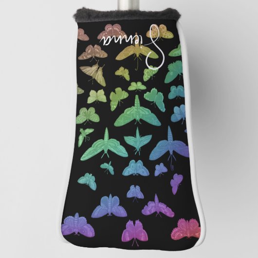 kleurrijke vlinders motten insecten golfheadcover (Draai 90)