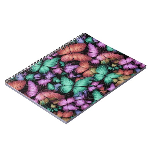 Kleurrijke Vlinders Print Notitieboek (Linkerzijde)