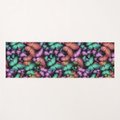 Kleurrijke Vlinders Print Yogamat (Voorkant (horizontaal))