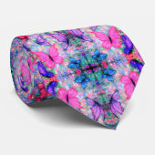 Kleurrijke Vlinders Stropdas Spring (Opgerold)