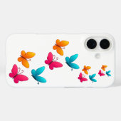 Kleurrijke vlinders telefoonhoesje – Natuur-geïnsp Case-Mate iPhone Case (Achterkant (horizontaal))