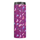 Kleurrijke Vlinders  Thermosbeker (Achterkant)