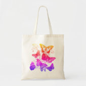  kleurrijke vlinders tote bag (Voorkant)