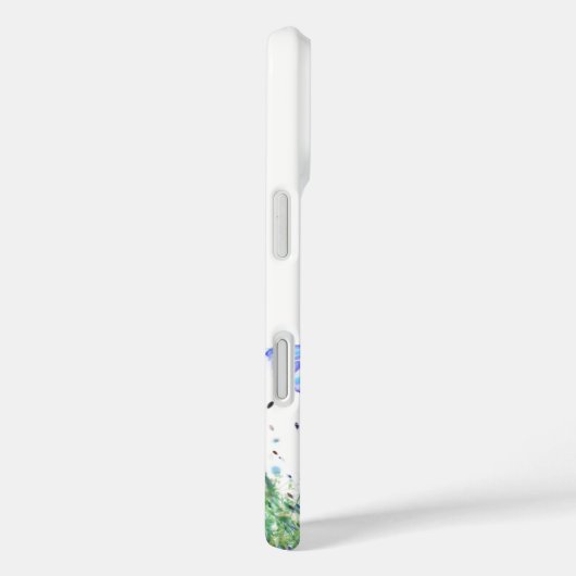 Kleurrijke Vlinders Vliegende iPhone Case (Achterkant / Rechts)