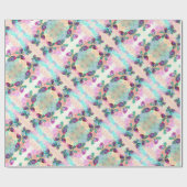 Kleurrijke Vlinders Wrapping Papier Waterverf (Vlak)