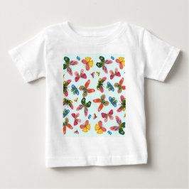 Kleurrijke Vlindertuin Baby Outfit
