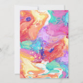 Kleurrijke Vloeibare Marmeren Droom Kaart (Achterkant)