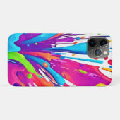 Kleurrijke vloeibare verf spatten Case-Mate iPhone case (Achterkant (horizontaal))