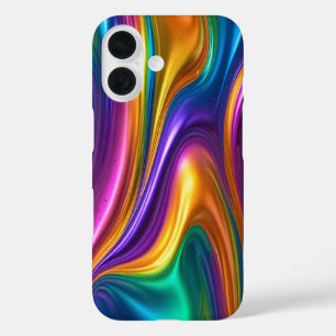 Kleurrijke Vloeistof #3 - iPhone 16 Hoesjes
