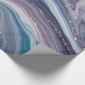 Kleurrijke vloeistof Marmer Cadeaupapier (Hoek)