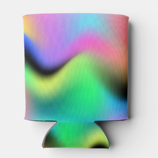 Kleurrijke vloeistofgradiënt koelbox blikjeskoeler (Achterkant)