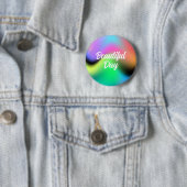 kleurrijke vloeistofgradiënt ronde Button (In situ)