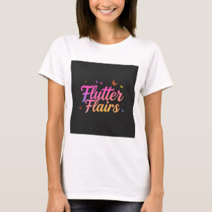 kleurrijke vlucht t-shirt
