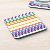 Kleurrijke voering van topkwaliteit bier onderzetter (Linkerzijde)