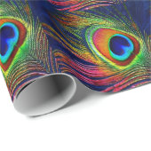 Kleurrijke voetafdruk cadeaupapier (Rol Hoek)