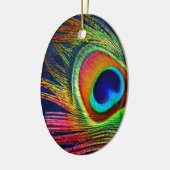 Kleurrijke voetafdruk keramisch ornament (Links)