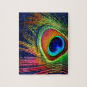 Kleurrijke voetafdruk legpuzzel (Verticaal)