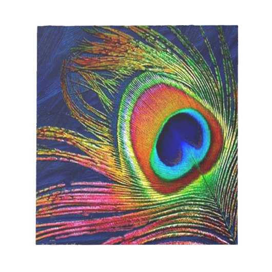 Kleurrijke voetafdruk notitieblok (Voorkant)