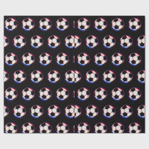 Kleurrijke Voetbal Inpakpapier