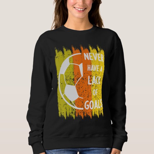 Kleurrijke Voetbal uit de herfsttijd Trui (Voorkant)